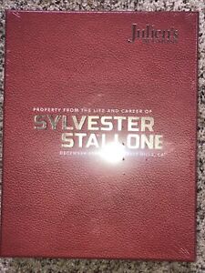 Julien's "Property from The Life & Career Of Sylvester Stallone" SEALED catalog