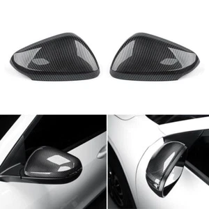 For Chevrolet Trax 2024 Carbon Fiber Side Door Rearview Mirror Cover cap trim - Foto 1 di 7