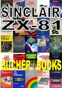 SINCLAIR ZX-81 -- BÜCHER -- # AUSWAHL # 🔔 UPDATE: 16. 5. 2025 - Picture 1 of 230