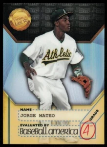 2017 Bowman's Best Baseball America's Deans List Jorge Mateo #BADL-JM - Picture 1 of 2