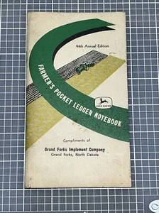 1960 John Deere 94th Annual Farmers Pocket Ledger USA Lithograph Used - Imagen 1 de 16