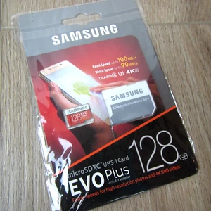 NEW SAMSUNG 128 GB MICRO SDXC EVO PLUS CARD SD UHS-I MEMORY - Picture 1 of 2