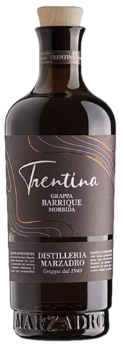 (39,29€/L) Trentina Grappa Barrique Morbida von Marzadro, Grappa, 0,7 Liter - Bild 1 von 1