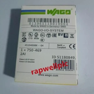 New In Box WAGO 750-469 2-Channel Analog Input Module 750 469 - Picture 1 of 2
