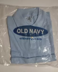 Large (10-12) girls Old Navy Uniform Light Blue Collared Shirt School Polo - Picture 1 of 2