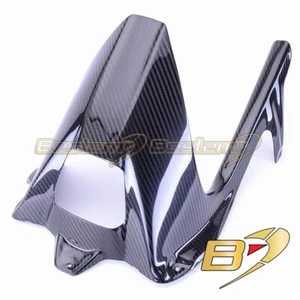 BMW S1000RR 2009-2019 fibra de carbono abrazador trasero guardabarros cadena protector sarga tejido - Imagen 1 de 4
