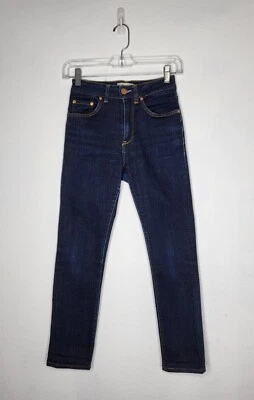 Pantalones de mezclilla ajustados ACNE JEANS para mujer talla 23" cintura lavado oscuro  Foto 1 de 4