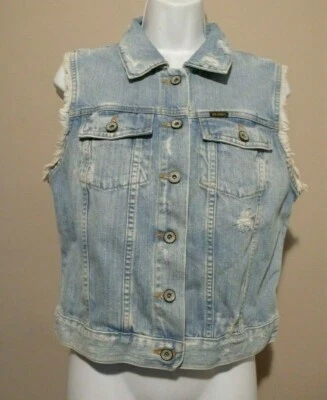 Chaleco de motociclista BIG STAR 'HAMPTON' azul envejecido talla L COMO NUEVO Foto 1 de 4