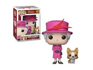 Collectible Royals Queen Elizabeth II with Corgi FUNKO POP Vinyl Pink Dress! NIB - Picture 1 of 1