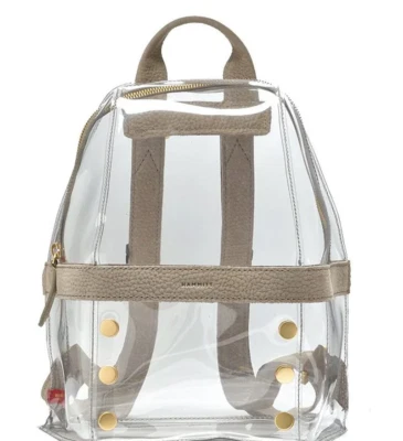 Новый с Ярлыками Hammitt прозрачный натуральный серый нубук Med охотник рюкзак наплечная сумка сумочка - Изображение 1 из 2