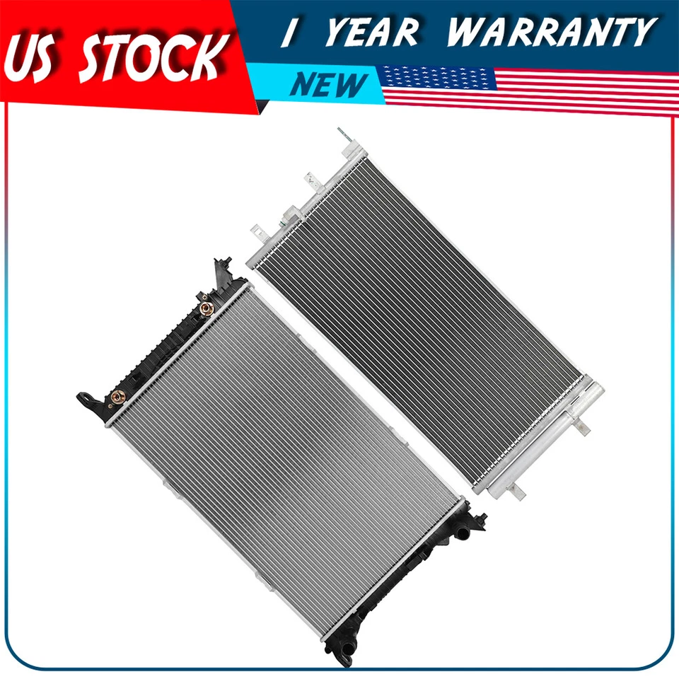 Kit de radiador y condensador de aire acondicionado para Audi A5 Quattro 2010-2017 2012-2015 Audi A6 Foto 1 de 4