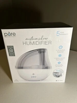 Pure Enrichment MistAire Ultrasonic Cool Mist Humidifier Silver - Image 1 of 4