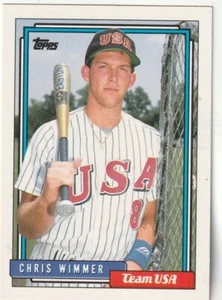FREE SHIPPING-MINT-1992 Topps Traded Chris Wimmer Team USA #129T - Picture 1 of 1