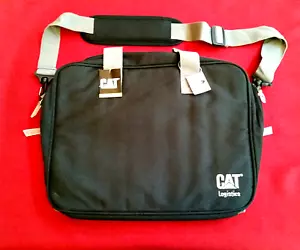 Borsa per laptop borsa a libro borsa messenger valigetta - logo GATTO ricamato tracolla larga - Foto 1 di 12