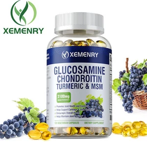 Glucosamina Condroitina Cúrcuma y MSM 2100mg - Soporte Articular Triple Fuerza - Imagen 1 de 13