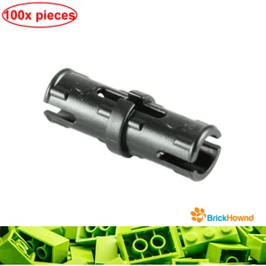 LEGO 2780 61332 Technic, Pin with Short Friction Ridges 100pcs BLACK - NEW - Picture 1 of 1