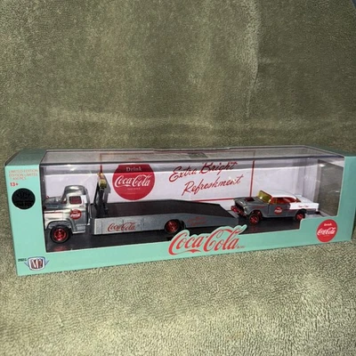 M2 Machines Coke Hauler 1:64 Delivery Truck - Limited 250pc RAW CHASE Chevrolet  - Image 1 of 4
