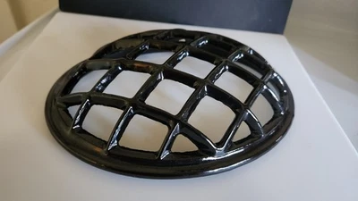 Cast Iron Black Enamel Finish 2.5 Qt. Humidifier LID ONLY Woodstove 8" - Image 1 of 4