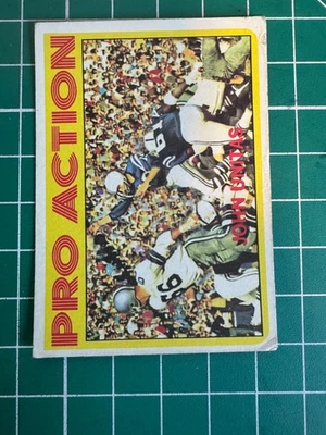 1972 TOPPS #251 JOHN JOHNNY UNITAS PRO-ACTION HOF - Image 1 of 2