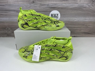 **Adidas Harden Volume 9 'Solar Slime' Green Snakeskin Black (JR8289) Basketball - Image 1 of 4
