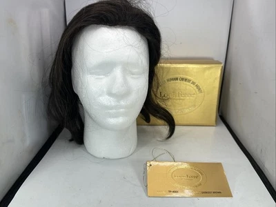 Peruca monofilamento cabelo humano louis ferre peça superior TP-4002 marrom mais escuro com caixa - Imagem 1 de 4