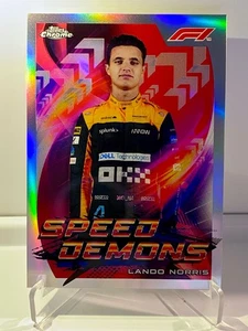 2022 Topps Chrome Formula 1 F1 Lando Norris #SD-LN Speed Demons McLaren - Bild 1 von 2