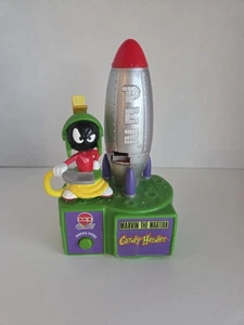WORKING 1998 Marvin The Martian Pez Candy Holder Dispenser VINTAGE Looney Tunes - Picture 1 of 9