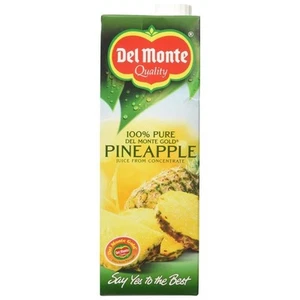 DEL MONTE PINEAPPLE JUICE 6 X 1LTR STILL & FRUIT JUICE DRINKS FROM CONCENTRATE - Picture 1 of 1