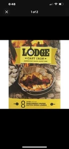 Lodge Dutch Oven Backpapier Einlage Menge 8-geöffnete Box - Bild 1 von 2