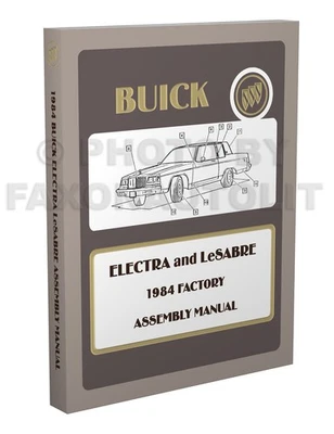 1984 Buick Lesabre E Electra Fabbrica Montaggio Manuale Wagon Parco Avenue - Immagine 1 di 4