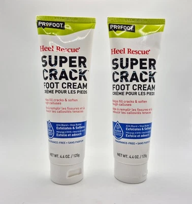 Profoot Heel Rescue Super Crack Foot Cream, Exfoliates & Softens, 4.4 Oz, 2 Pack - Image 1 of 2