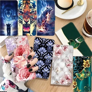 Flip Leather Phone Case for Oppo A16 A15 A58 A38 A17 A54 A73 Wallet Stand Cover - Picture 1 of 15