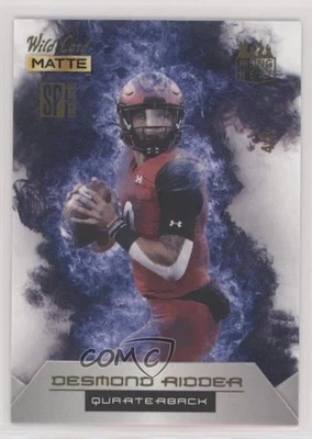 2022 Matte SP Exclusive White - Blue Flames /8 Desmond Ridder #RHN-7 Rookie RC - Image 1 of 2