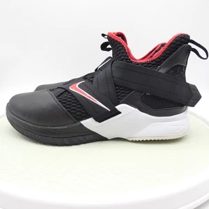 Nike Lebron Soldier 12 Bred AO2609-001 Men's 13 Basketball Shoes Black Sneakers - Picture 1 of 13