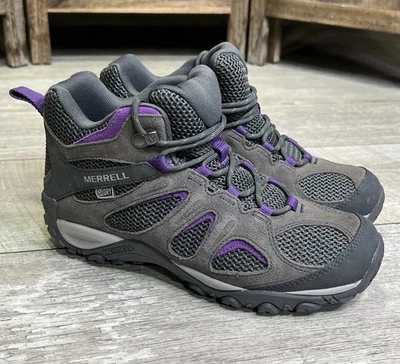 Туристические ботинки Merrell Yokota 2 средние водонепроницаемые гранитно-фиолетовые J85896 женские размер 8,5 - Изображение 1 из 4