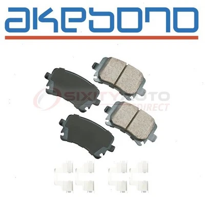 Akebono EURO Rear Disc Brake Pad Set for 2015 Audi Q3 Quattro - Braking sm Foto 1 de 4