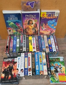 30 Vintage “SEALED” New VHS TAPES Movies-1980s To 2000s..All Genres - Picture 1 of 9