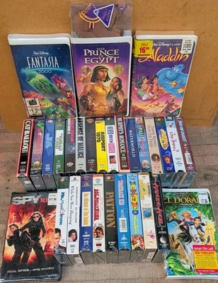30 Vintage “SEALED” New VHS TAPES Movies-1980s To 2000s..All Genres - Image 1 of 4
