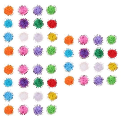 300 PCs Cat Scratching Balls Indoor Cat Interactive Toy Kitten Colorful Balls - Image 1 of 4