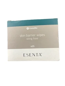 25 Ct Esenta Convatec 423392 Sting Free Barrier Wipes Exp 11/27 - Picture 1 of 1