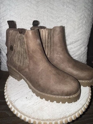 Botas Gruesas Blowfish Malibu Cuero Talla 9 Foto 1 de 4