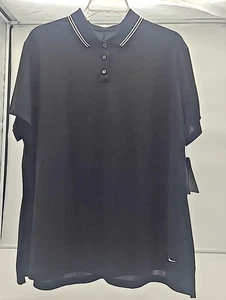 Nike Dri Fit Damen Poloshirt Standard Fit Größe XXL Farbe Schwarz **NEU** - Bild 1 von 14