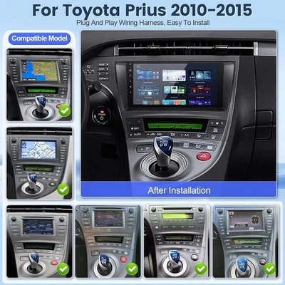 Carplay For Toyota Prius 2010-2015 Car Stereo Radio JBL Android 32G Navi GPS - Image 1 of 4