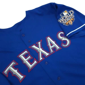 Majestic Texas Rangers 2010 MLB World Series Trikot Gr. XL #5 Ian Kinsler - Bild 1 von 21