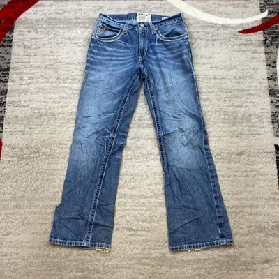 Pantalones de mezclilla Ariat 28 azul M4 relajados bota ropa de trabajo construcción Y2K 28x30 exterior Foto 1 de 4