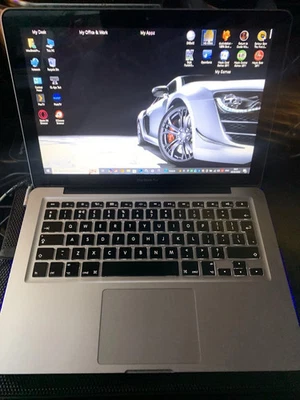 Apple MacBook Pro 13" Intel i5 2.50GHz,8GB, 500GB HDD, HighSierra+Windows10-No8 - Image 1 of 4