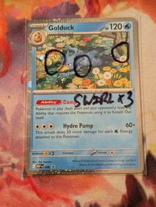 Golduck ~Swirl x3~ 008 Mega Evolutions Black Star Promo Kosmos Holo Pokemon - Bild 1 von 8