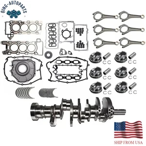 3.0L Engine Crankshaft Rods Pistons Gasket Kit For AJ126 V6 Jaguar Land Rover US - Picture 1 of 33