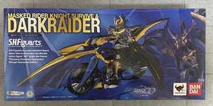 S.H.Figuarts MASKED RIDER KNIGHT SURVIVE & DARKRAIDER SET Figure Japan Bandai - Picture 1 of 3