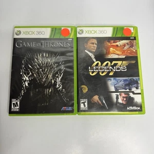 Game of Thrones (Microsoft Xbox 360, 2012) + 007 Legends CIB KOMPLETT LOT - Bild 1 von 6